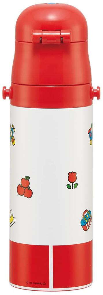 Skater Sanrio Water Direct Stainless Hello Kitty Vacuum Keeps Drinks Cold Only Kids' Bottle, 470ml, Drinking, Steel, Design, Child-Friendly,