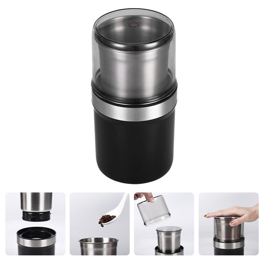 Herb Grinder Wet and Dry Dual Use Multifunction Single Blade Cup Spice Grinder for Garlic Meat