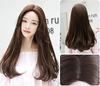 Loosely Curly, Swept-Up Wig, No Bangs, Wavy, Mega Volume, Hair Arrangement, Puffed, Gal Style, Women's Wig, Long Curly, Lolita Wig (Chocolate Brown)