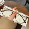 Ultralight Anti-Blue Light Finished Myopia Glasses Vintage Round Frame Eyewear Unisex Glasses Women Short-Sighted Eyeglasses