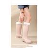 Cotton Insulated Waterproof Anti Slip Women's Rain Shoes