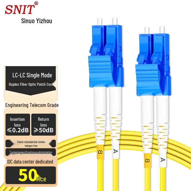 SNIT Telecom-Grade Glasvezel Patchkabel