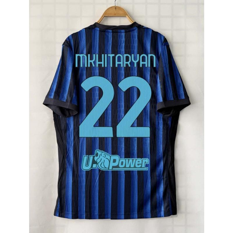 Maglie Inter Milan 25_26, 10 Lautaro, 9 Thuram, 23 Barella, Marco, Maglie Inter Milan Versione Giocatore per Adulti e Bambini 6XL