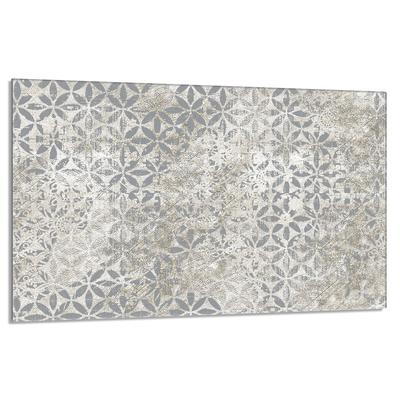 Glass Stove Protection Plate 80x52 Grey