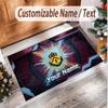 Personalized Crystal Velvet Carpet Burnley Football Pattern Non Slip Floor Rug