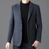 Autumn and Winter New Woolen Suit Men's Short Casual Thickened Warm Jacket