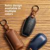Handgefertigte Schlüsselhülle aus echtem Leder für BYD Dolphin Qin Plus DMI Autoschlüssel Premium Autozubehör