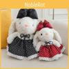 Bunny Bowknot Plush Dolls Childrens Cartoon Animals Holiday Gifts Cotton Pp