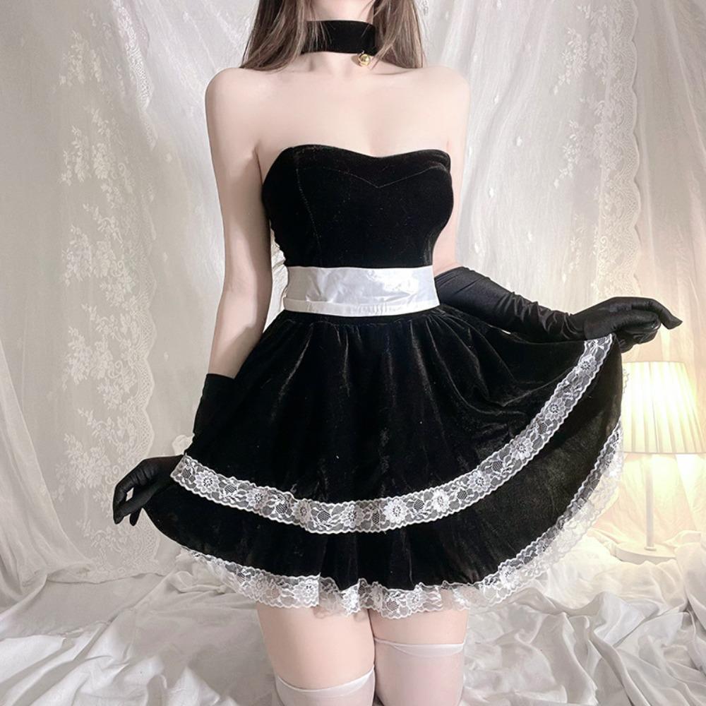 Domila Lingerie Bunny Uniform РЎРѕР±Р»Р°Р·РЅРёС‚РµР»СЊРЅС‹Р№ СЃРµРєСЃСѓР°Р»СЊРЅС‹Р№ СЂРѕР¶РґРµСЃС‚РІРµРЅСЃРєРёР№ РЅР°СЂСЏРґ РґР»СЏ Р¶РµРЅС‰РёРЅ РљРѕСЃРїР»РµР№ РњР°Р»РµРЅСЊРєР°СЏ РіСЂСѓРґСЊ РЎС‚СЂР°СЃС‚РЅР°СЏ РѕРґРµР¶РґР° One size (80~ 65kg)