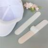 BAAJ-100 Pieces Disposable Cap Liner Moisture Wicking Sweatband Visor Hat Adhesive Sweat Absorbing Strips Patch Tape,White