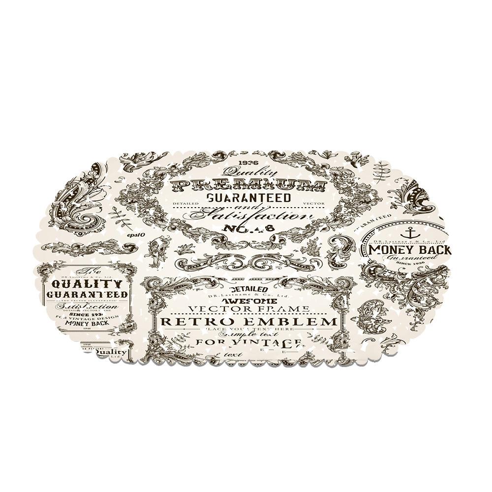 

Коврик для ванной противоскользящий ПВХ пластик кухня туалет туалет душ полый водонепроницаемый коврик коврик для пола 35*70CM