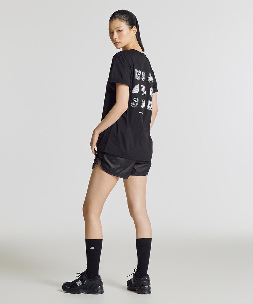 Nyuballanseu Nbneg25423 / Uni Rc Frozen Pictogram Short Sleeve T-Shirt (Black)