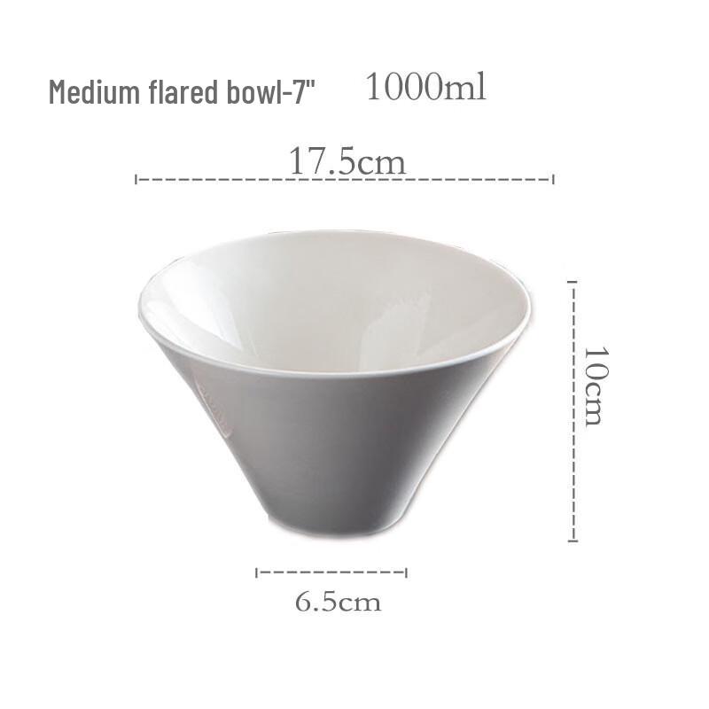 

ZISIZ Japanese Style Noodle and Salad Serving Bowl