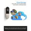 1080P Video Doorbell Camera Wireless With Free Chime, Smart AI Human Detection, Night Vision, 2-Way Audio, Battery Powered, Cloud Storage, 2.4G WiFi,