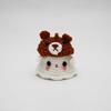 Creative Crocheted Little Ghost Hand Woven Pendants Halloween Decoration Handmade Yarn Crochet Bag Key Pendant Gift Home Decor