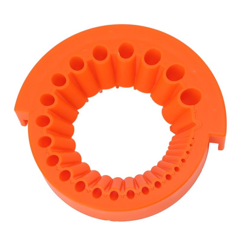 Drill Bit Sharpener For Angle Grinder ABS Power Drill Bit Grinding Attachment For 2 To 13mm Drill Bits Orange