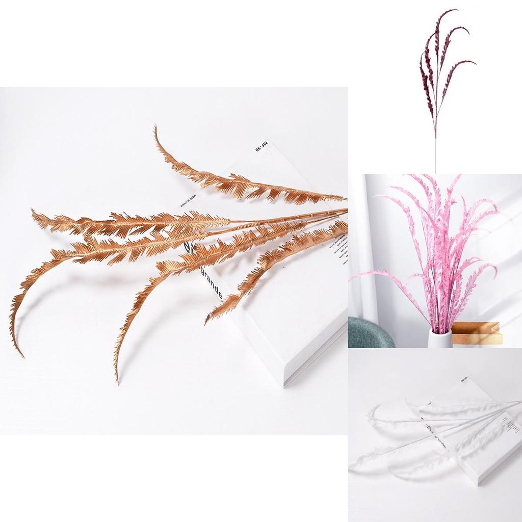 Artificial Miscanthus Grass Wedding Bouquet For Home Decor And Photography Props