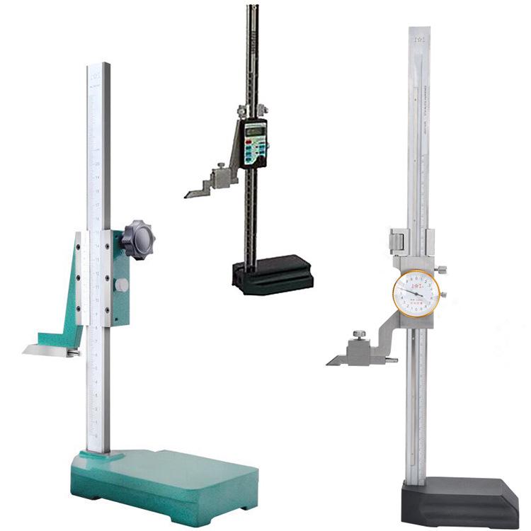 High-Precision 0-200mm Vernier Height Gauge with Dial Scriber and Digital Display. 200 Vernier