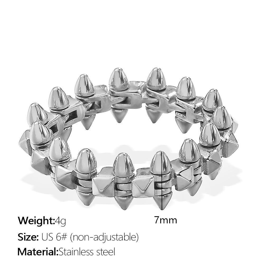 2026 Jewelry Fashion Bracelet, Ring Combination Street Style Design