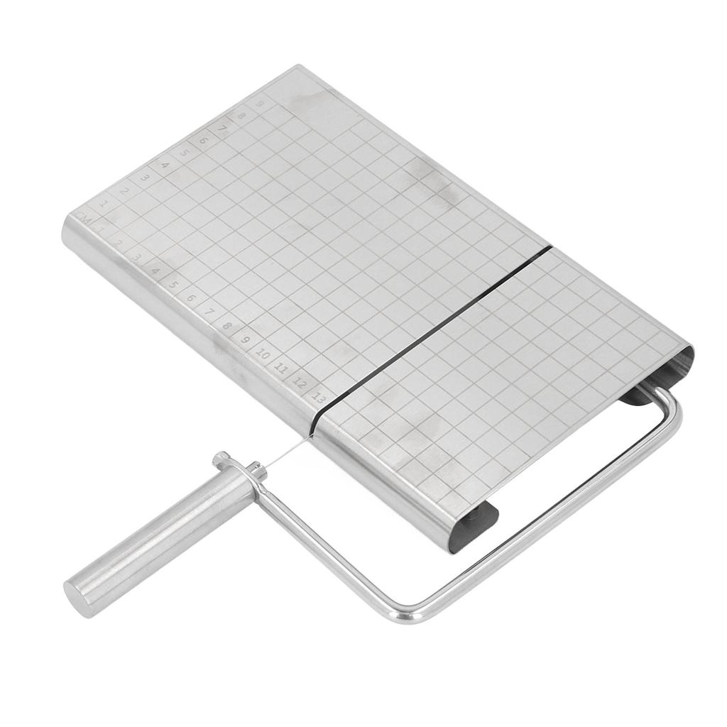 Käseschneidebrett aus Edelstahl mit 5 Ersatzdrähten, Mehrzweck-Präzisionswaage für Cheddar 