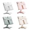 Angles Height Adjustable Book Holder Reading Stand with Page Clip Foldable Bookstand for Textbook Music Sheet Tablet