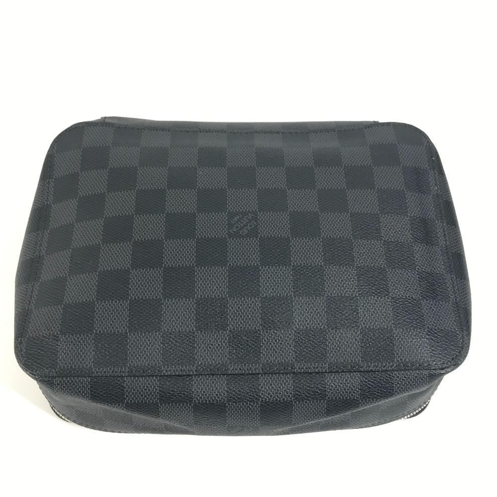 Louis Vuitton N40182 Damier Graphite Cuberangemon MM Travel Case Pouch
