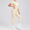 Autumn/Winter Backless Sports Jumpsuit: Three-Dimensional Yoga One-Piece with Tight Short Sleeves and Long Pants (Style 88201)