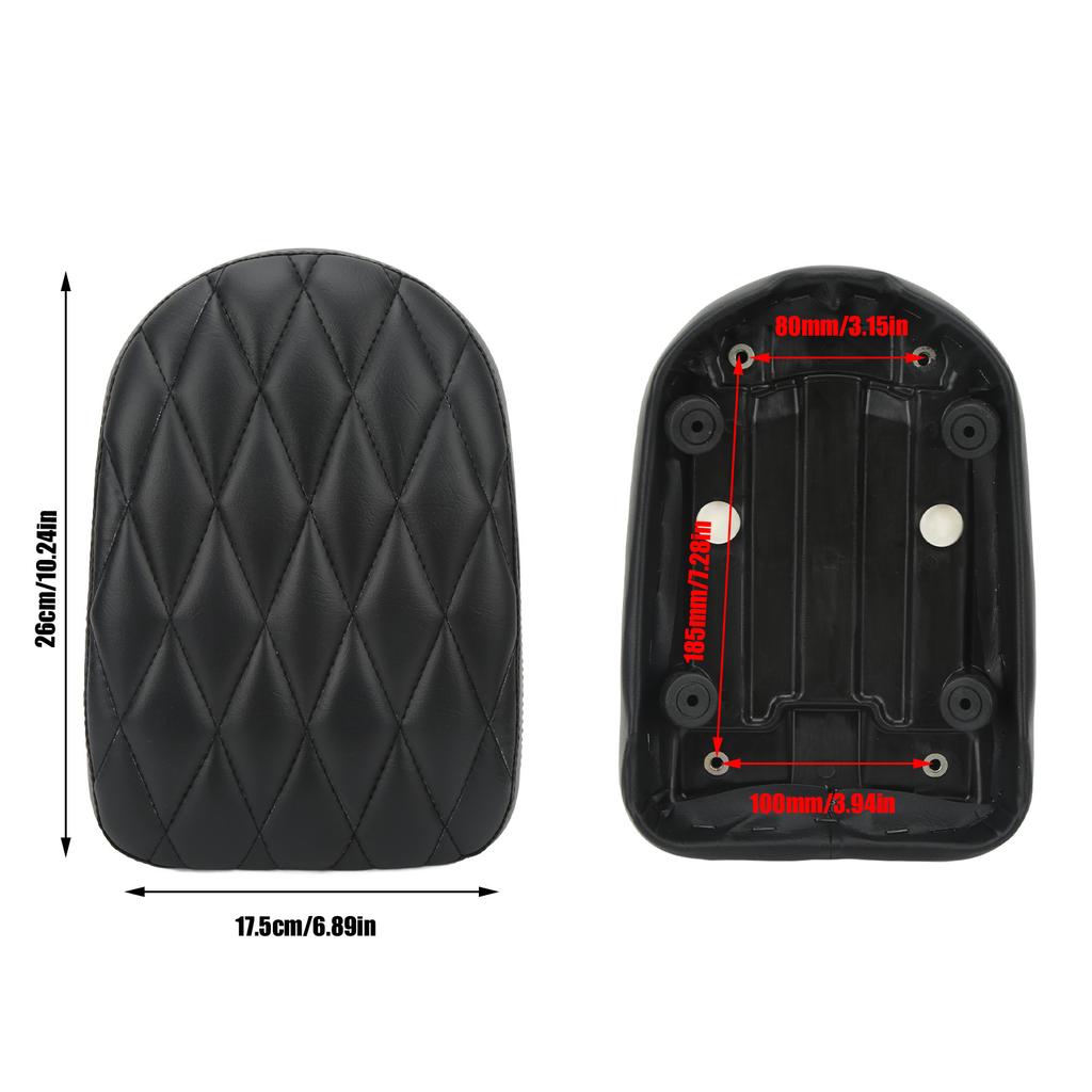 Motorcycle Rear Cushion Saddles Passenger Pillion Seat for Rebel CM1100 CMX1100 2021‑2022 Rhombus Pattern