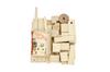 Log house brown A-1 type,