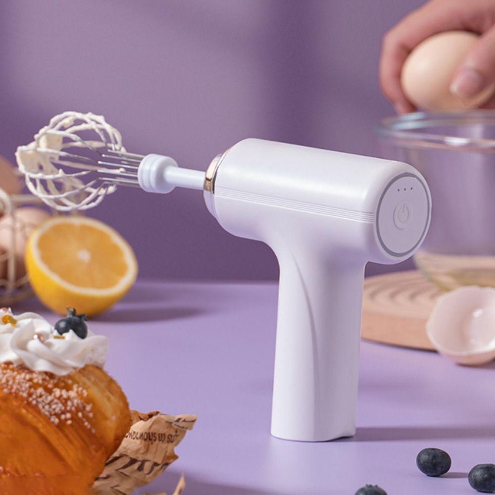 Handheld Cream Whisk Rechargeable Cream Whipper Multi-functional Food Blender  Kitchen
