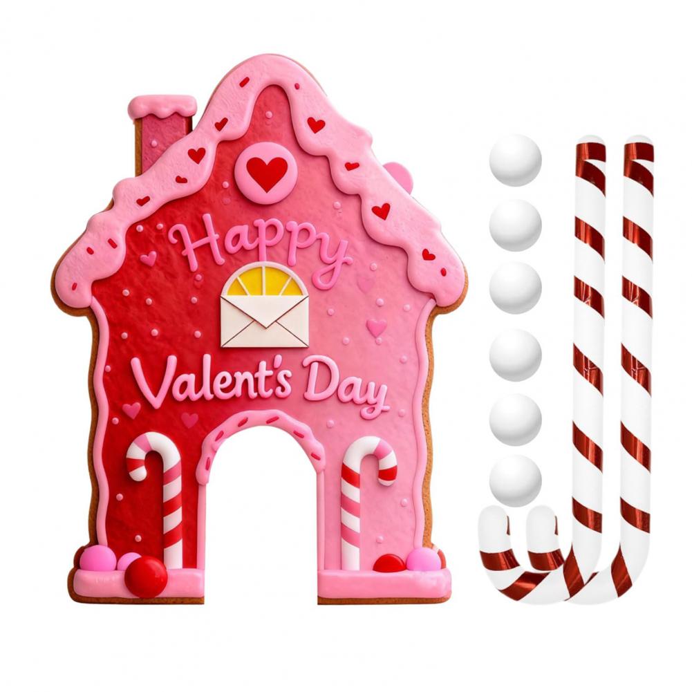 Zestaw do golfa z piernika Dekoracja świąteczna do golfa Zestaw do mini golfa z piernika z kijami w kształcie laski cukrowej Piłkami Impreza świąteczna Wewnątrz