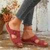 Women's Fashionable Casual Plus-Size - Hollow-Out Sandals