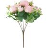 Roze Roze Pioen Kunstbloemen Zijde Boeket 27 Hoofden Rozen Nepbloem Voor Tafelvaas Schikken Huis Bruiloft Decoratie Bloemen