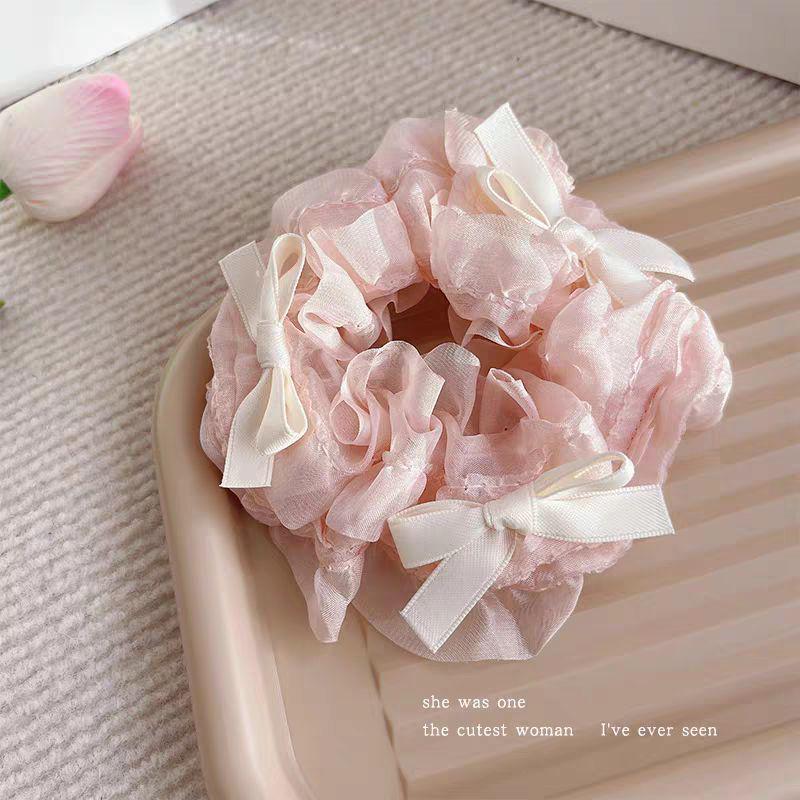 Women's Fresh Intestine Hair Tie: Gentle, Versatile, Sweet & Cute for Damage-free, Stylish Buns this Summer