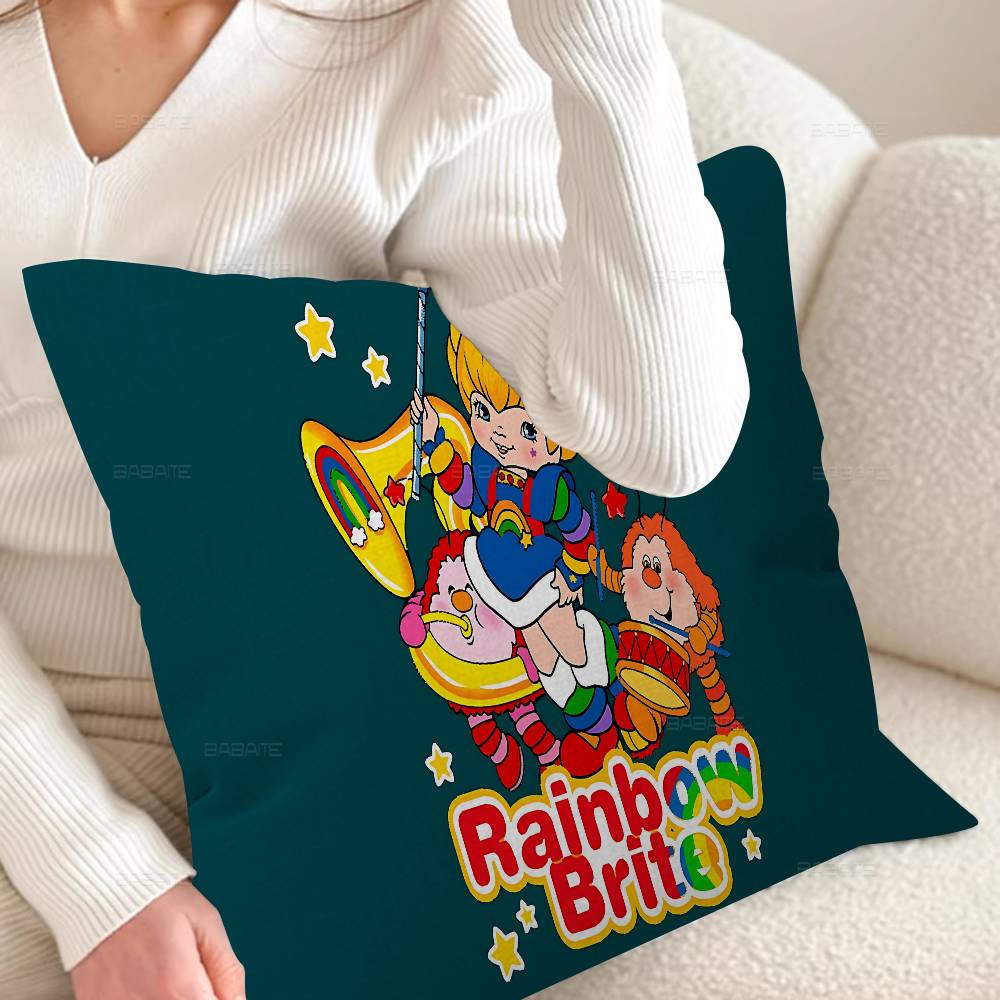 Rainbow Brite Anime Pillowcases Home Bedding Decorative Pillow Cover Wedding Super Soft Pillow Case