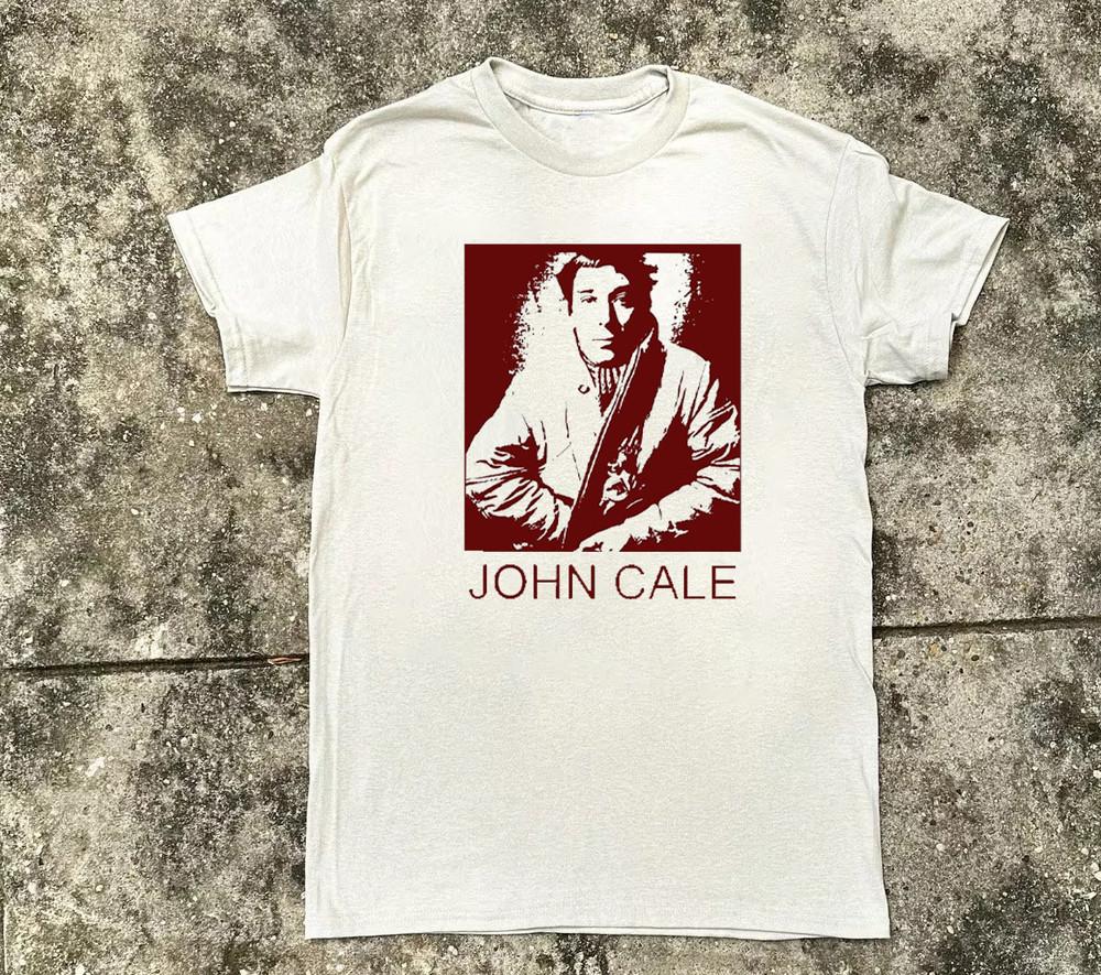 John Cale White Cotton Shirt FULL size S-5XL Unisex DM786 Unisex T-Shirt