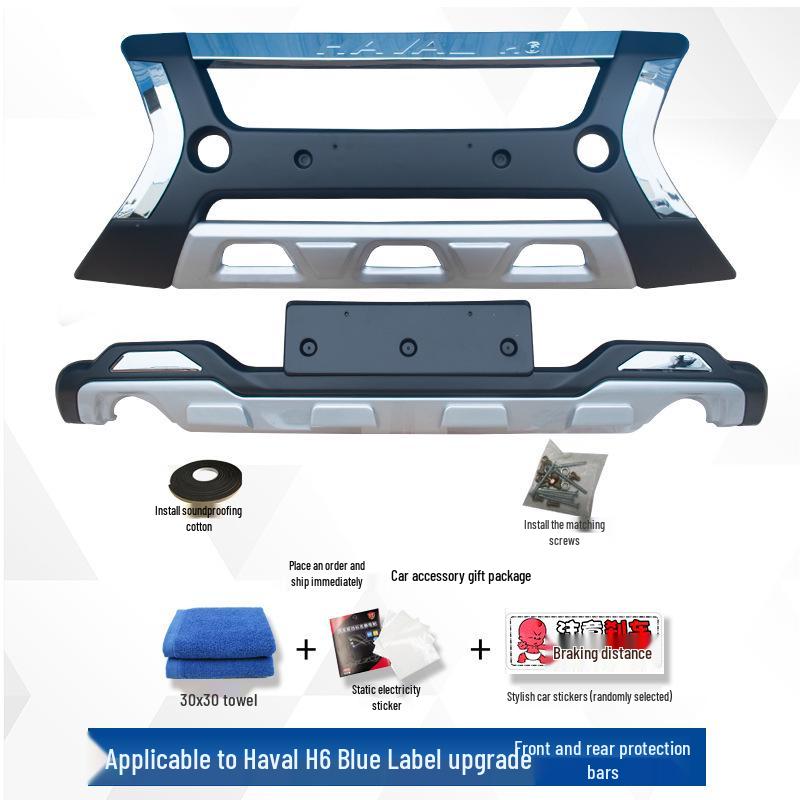 Stoßstangenschutz vorne und hinten für Great Wall Haval H5, H7, H6 (Geändert), M6 Blaues & Rotes Etikett