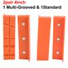 Magnetic Vise Jaw Pad Set 4pcs for 4 inch 5 inch and 6 inch Vises Protects Soft Materials While Firmly Holding