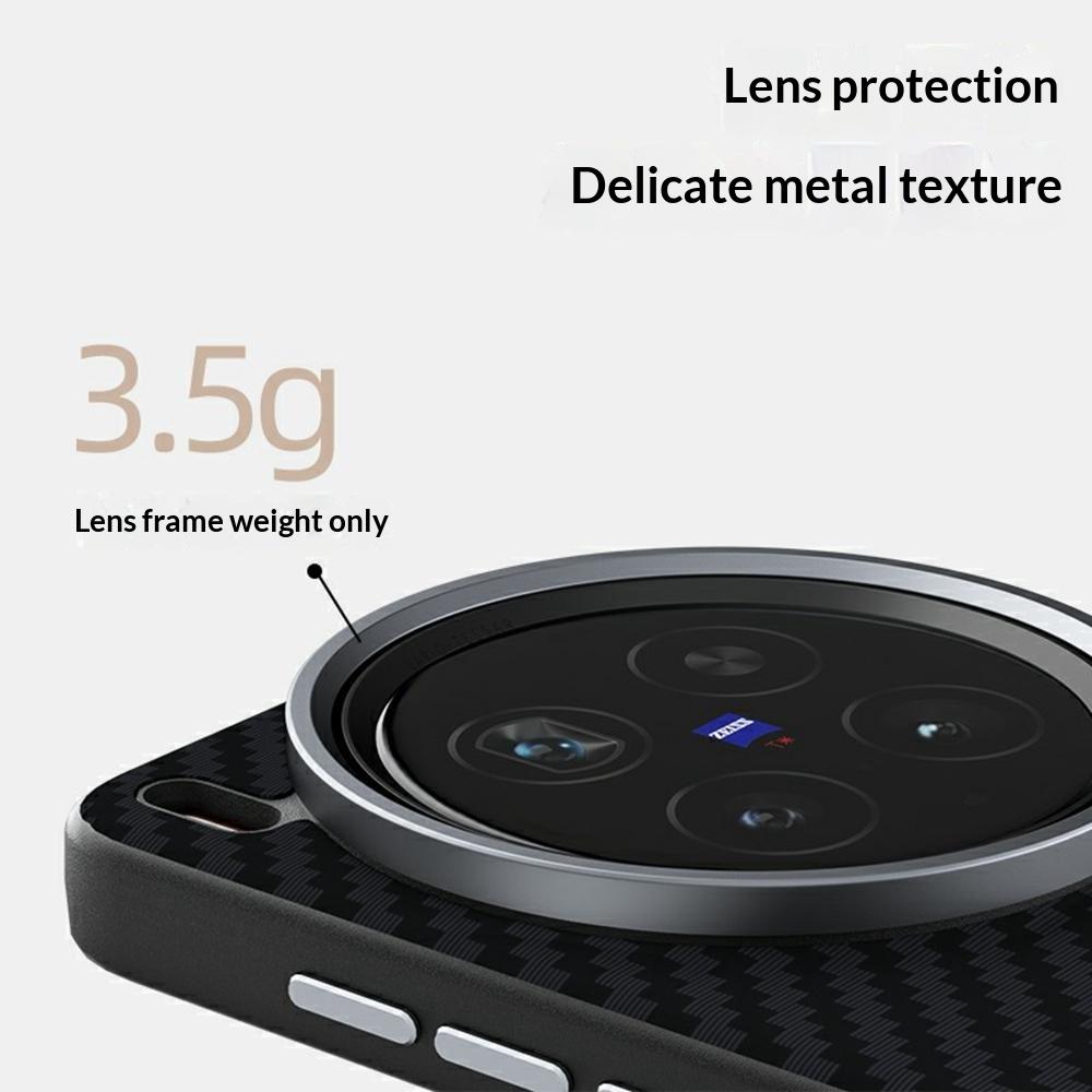 ABEEL For vivo X200 Ultra 5G Magnetic Case Carbon Fiber Texture Back Cover