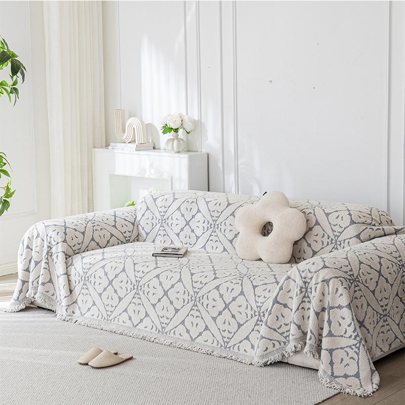 Nordic Style Autumn and Winter Sofa Towel High-Grade Sofa Cover Cloth Four Seasons Universal Anti-Scratching Sofa Cover Sofa Cover