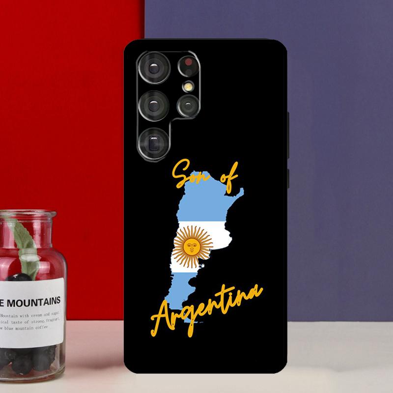 Argentine Flag Funda Case For Samsung Galaxy S25 Ultra S9 S10 S20 S21 S22 Plus S23 FE S24 Ultra Phone Cover