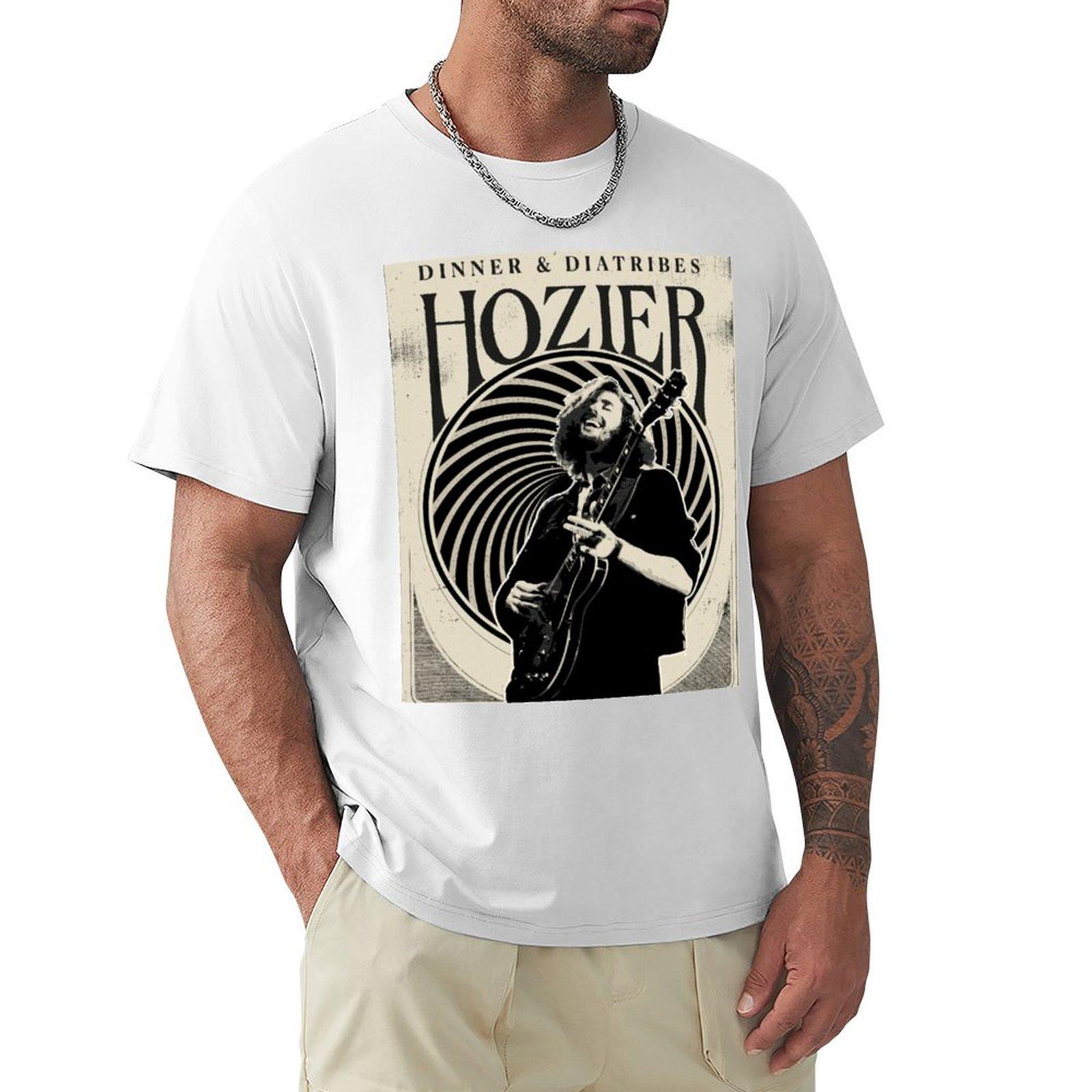 Retro Hozier Poster Tshirt Antipilling Casual Tshirt S