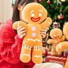 Cute Gingerbread Man Plush Toy Anime Cookie Stuffed Doll Soft Sofa Cushion Christmas Gift For Kids Room Decor