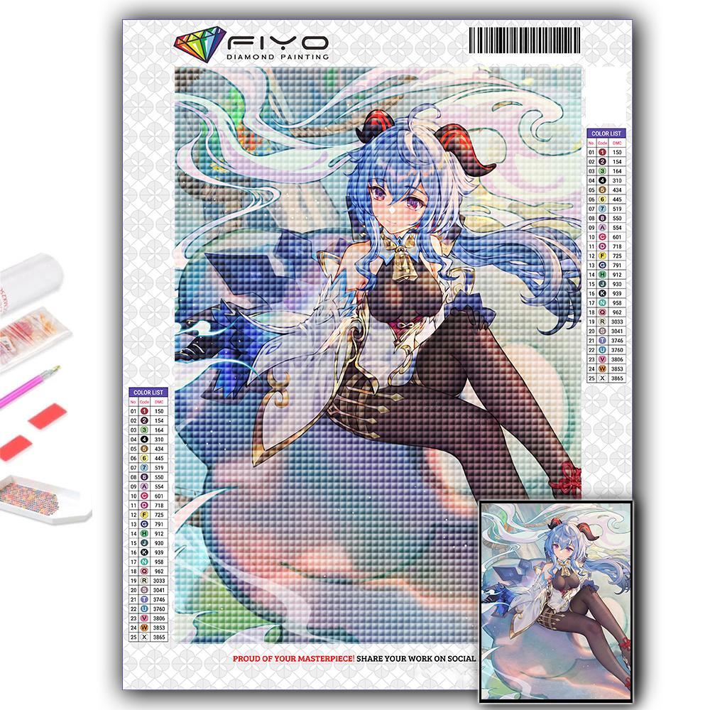 Diamond Painting Genshin Diamond Mosaic Craft Diamond Embroidery Painting