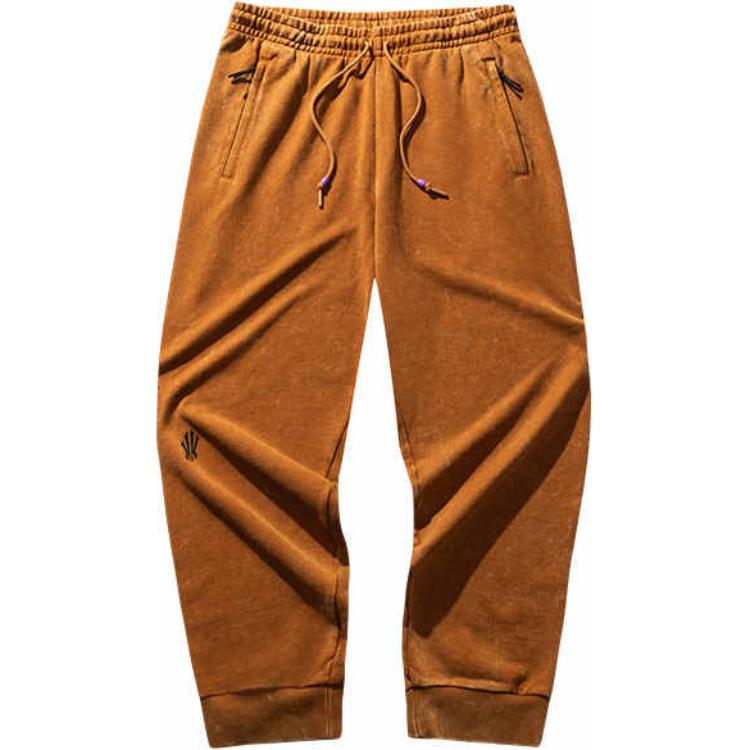 Pantalon de survêtement en maille de la collection de basketball Anta pour homme Marron de luxe pour homme 175/L brown