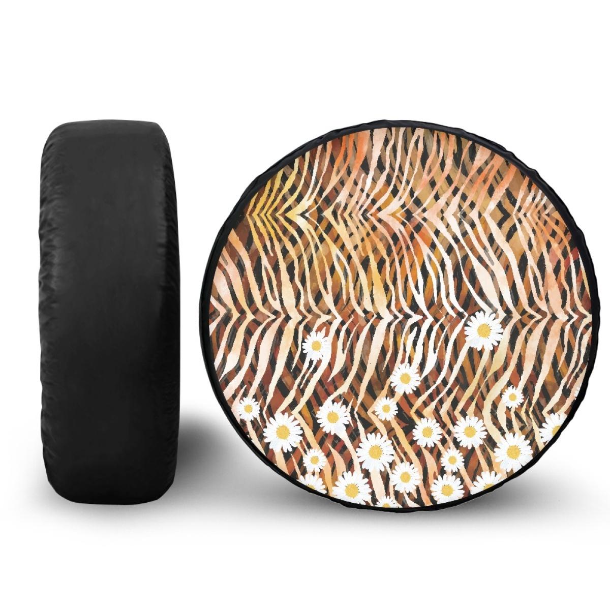 

Элемент с растительным принтом Узор Автозапчасти Чехол для запасного колеса Всепогодный чехол для шины 14inch разноцветный