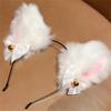 Animal Fox Cats Dog Ears Shape Headband and Choker Halloween Cosplay Costume Party Accessories for Adult and Children