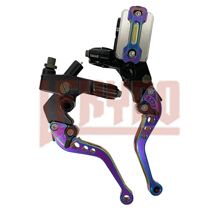 Universal Motorcycle Brake Master Cylinder 22MM Hydraulic Clutch Lever Adjustment Brake Clutch Handle for Motorbike Honda Yamaha