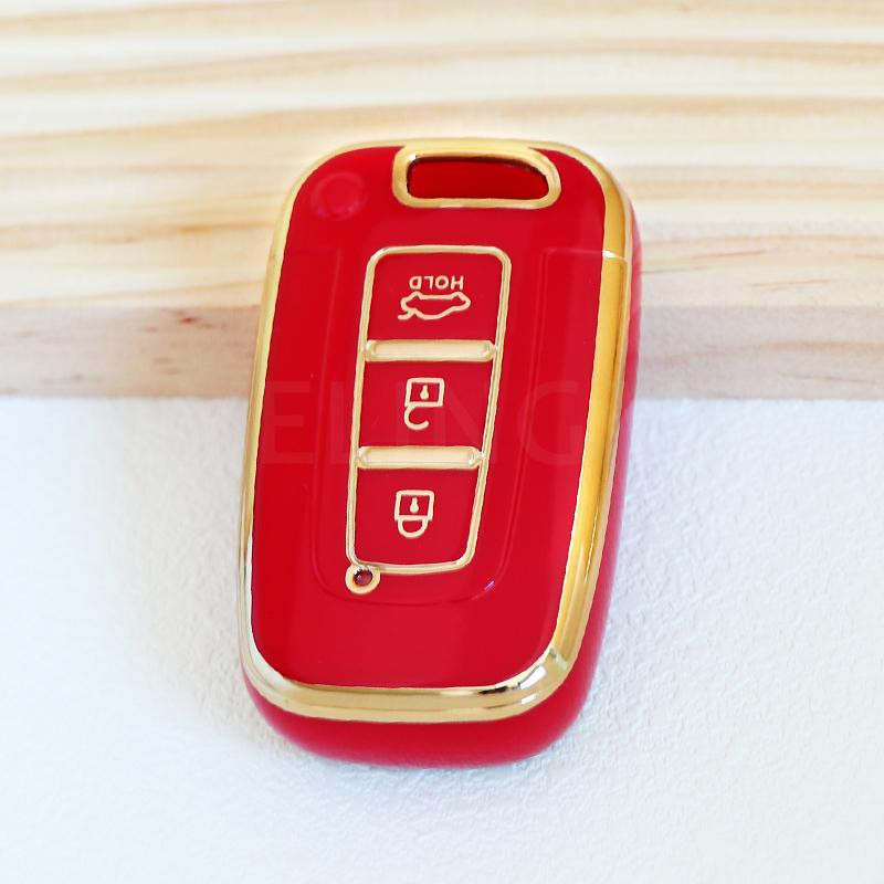 3 4 Buttons Tpu Car Key Case Cover For Hyundai Ix35 Sonata 8 For Kia Forte Rio 3 K2 K3 K5 Sportage Auto Key Chain Accessories