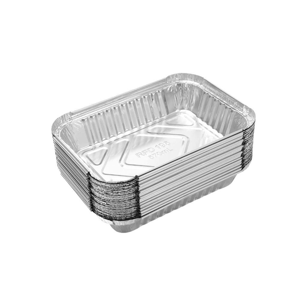 30Pcs Aluminum Foil Baking Mold Oven Safe Sealable Durian